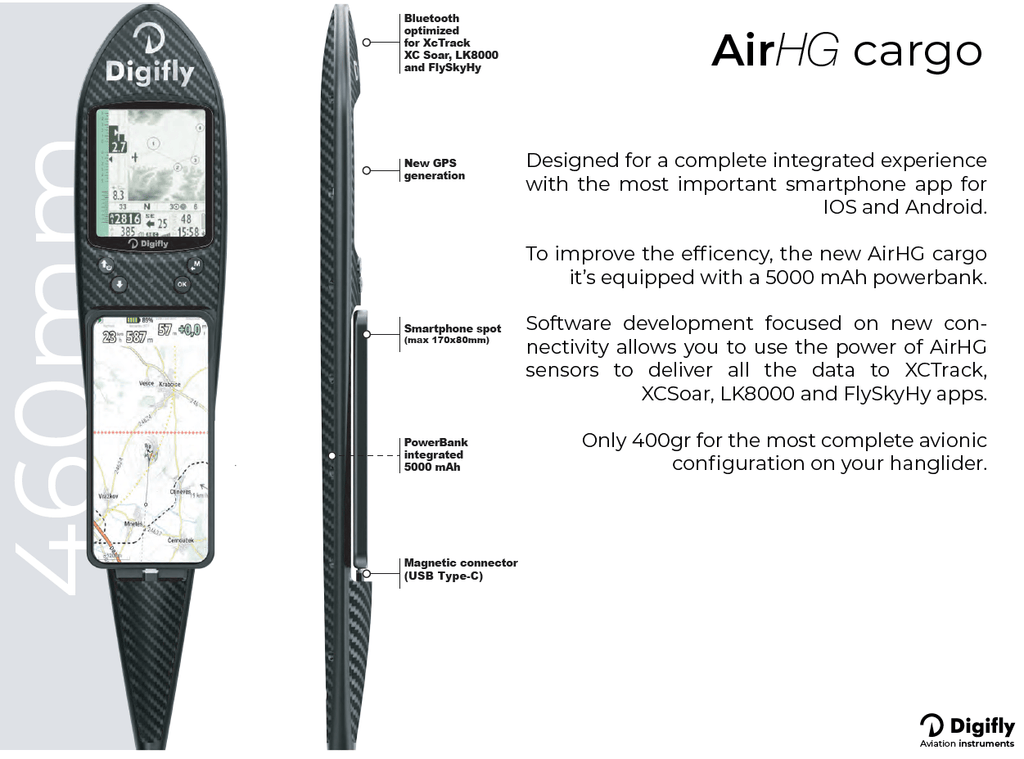 Digifly Air-PRO-PITOT-HG and CARGO (Order Only)