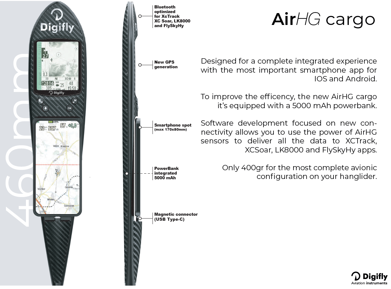 Digifly Air-PRO-PITOT-HG and CARGO (Order Only)
