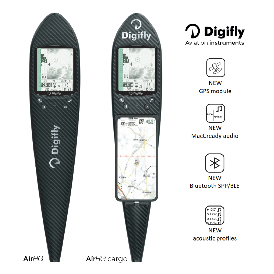 Digifly Air-PRO-PITOT-HG and CARGO (Order Only)